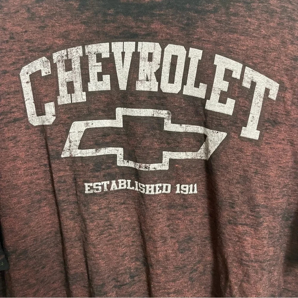 Men’s GM Chevrolet Burgundy & Black T-Shirt Size 2XL! - Picture 4 of 6